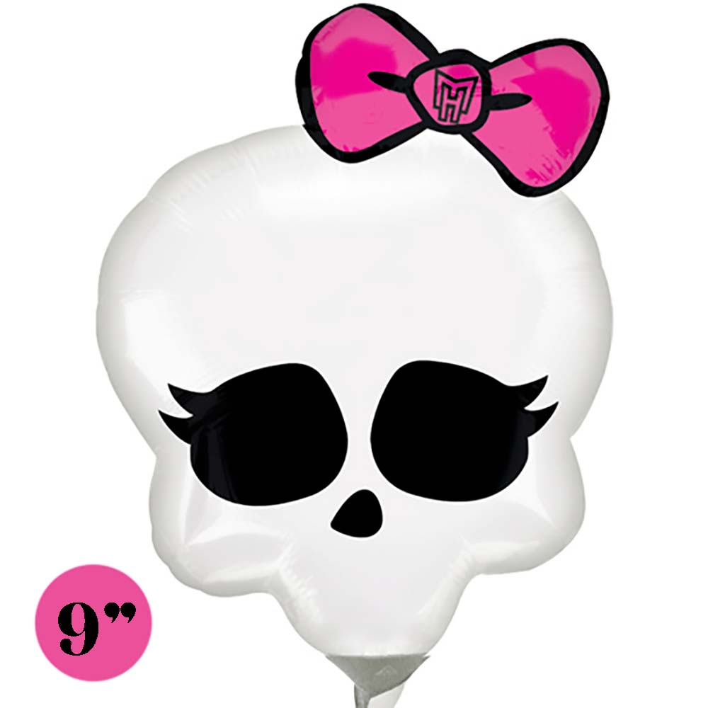Mini Monster High Skullette 9" Foil Balloon