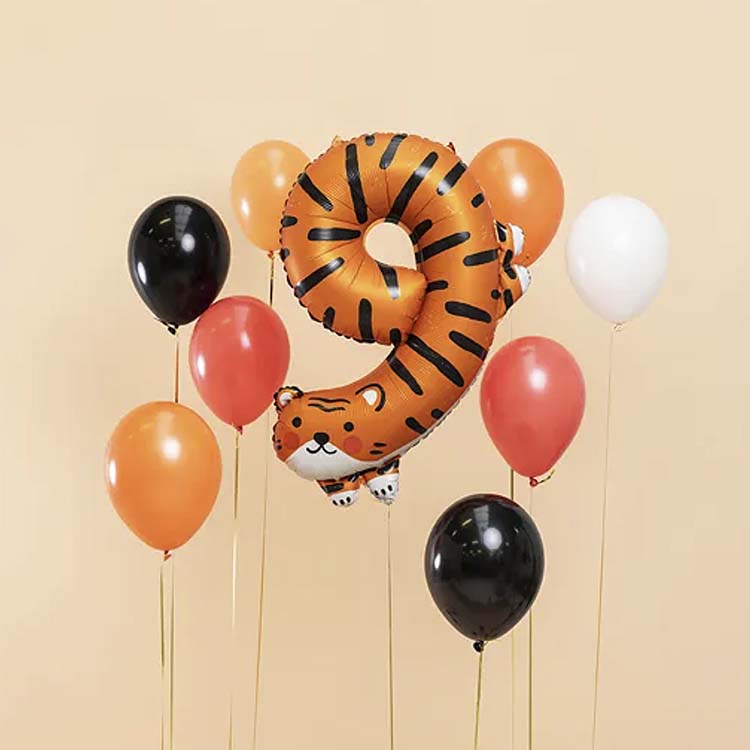 Jumbo Animal Number Balloon, Jungle Party Decoration, Reptile Theme, Safari Birthday, Wild One, Two Wild, Bird Rainforest Zebra Giraffe Zoo